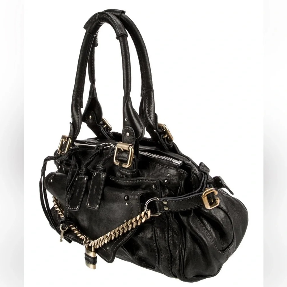 Black Chloe Paddington shoulder bag - Picture 3 of 7